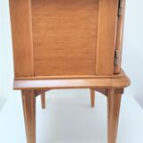 Bedside wood feet tapered 60s