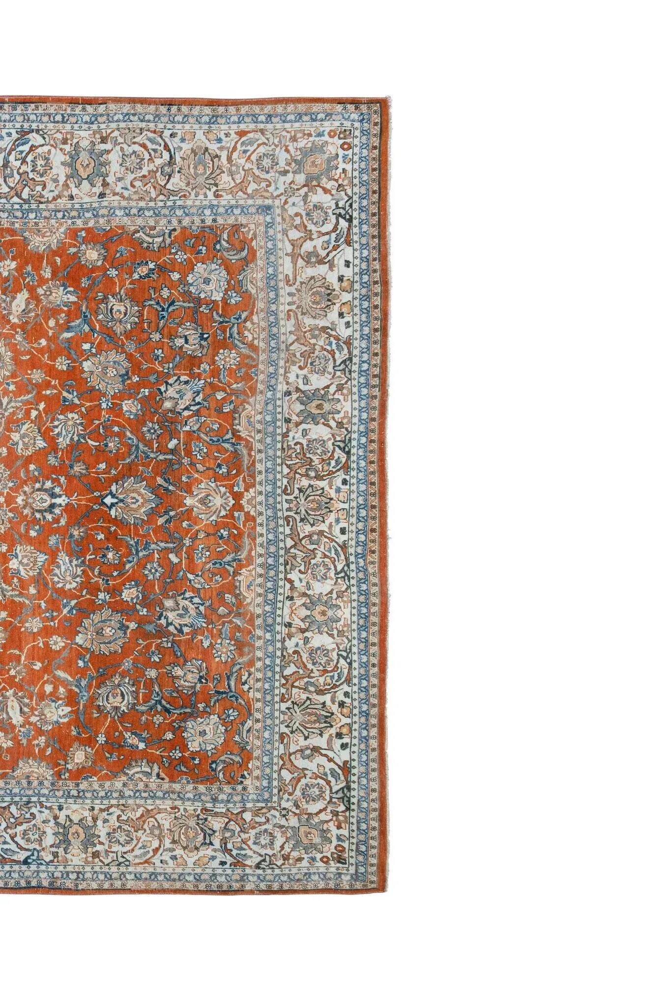 Vintage handmade Turkish rug 265x360 cm