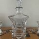 Vintage Bohemian crystal whisky set
