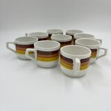 Set of ceramic cups Moulin des loups
