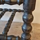 Magazine holder in blackened wood, Napoleon III partition shelf, late 19th century