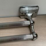 Chromed metal bathroom set