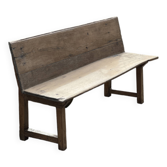 Wooden bench