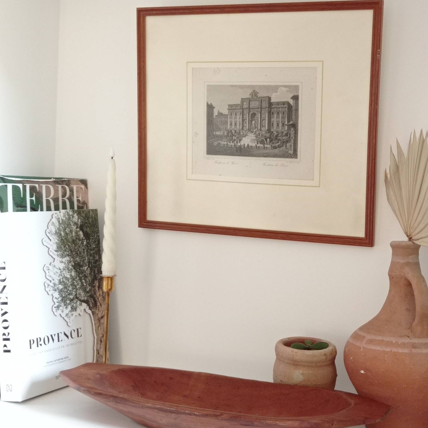 Oblong solid wood cup