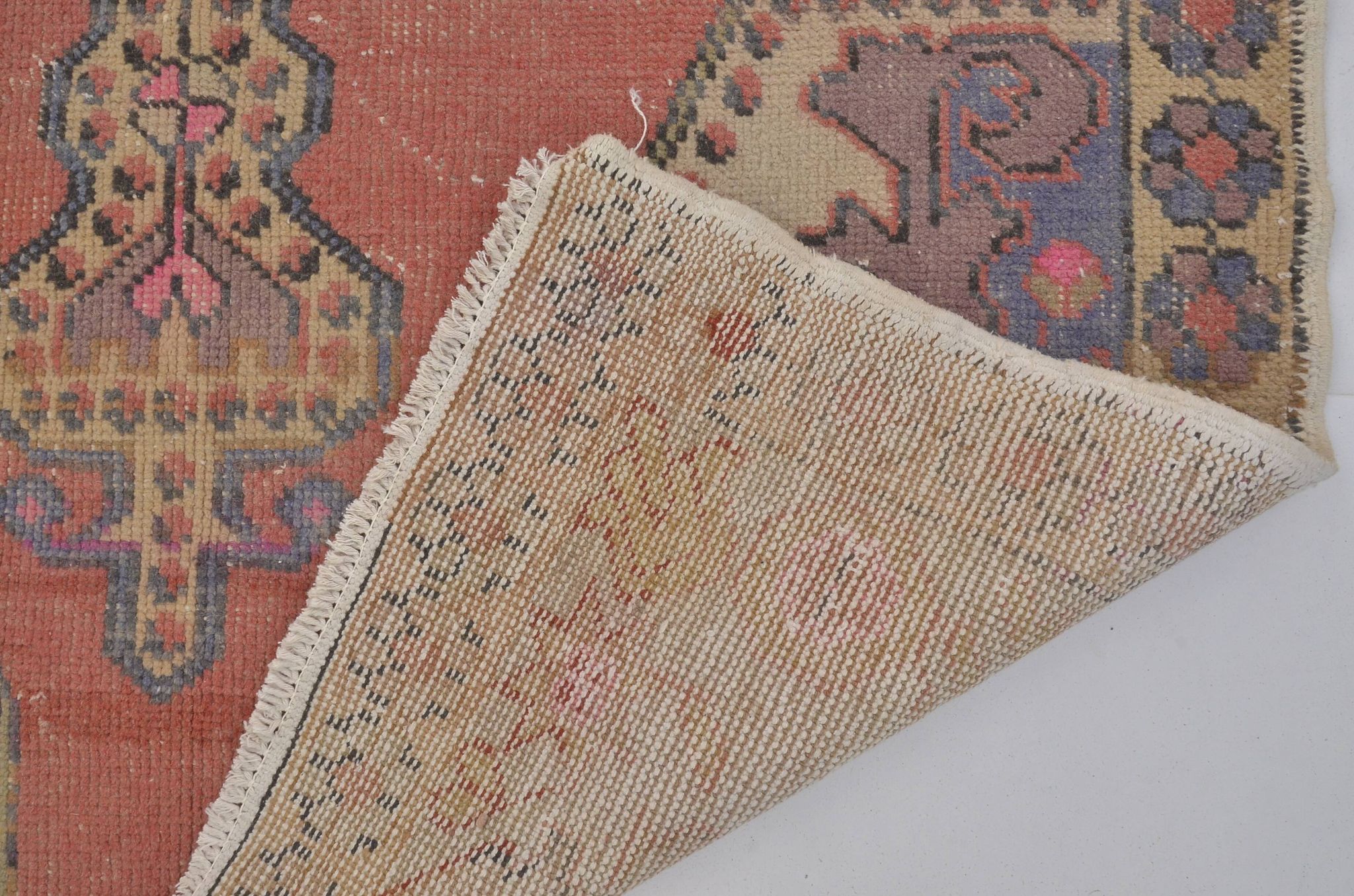 Tapis tribal vintage Oushak sku m67