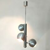 Eyeball suspension 3 lights 70s space age