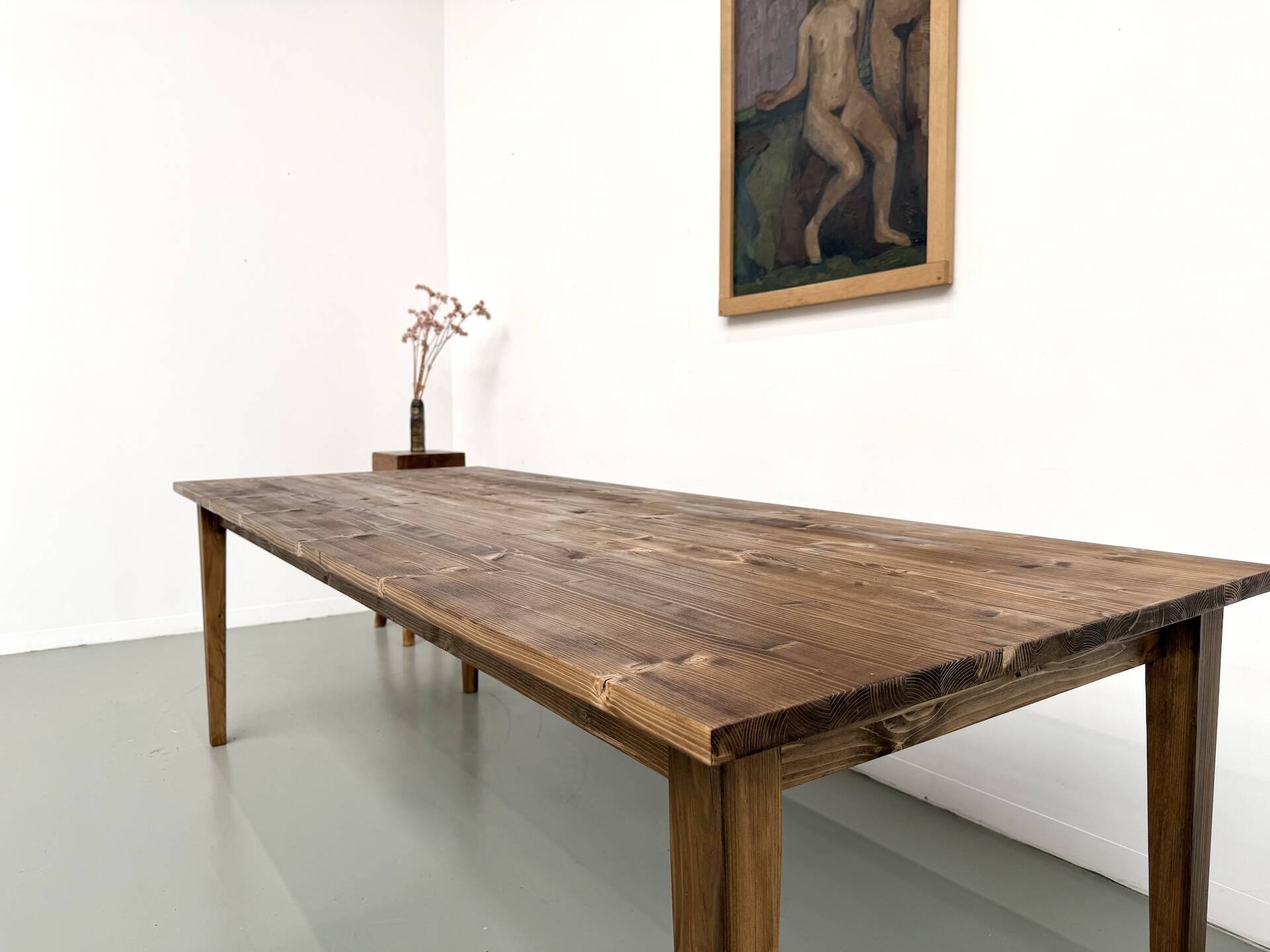 Contemporary farmhouse table, 240 cm
