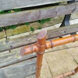 Vintage bamboo antique mirror