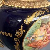 Limoges. Grande lampe de table.