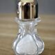 Duo salt shaker & crystal pepper maker of Sèvres Mle Choiseul
