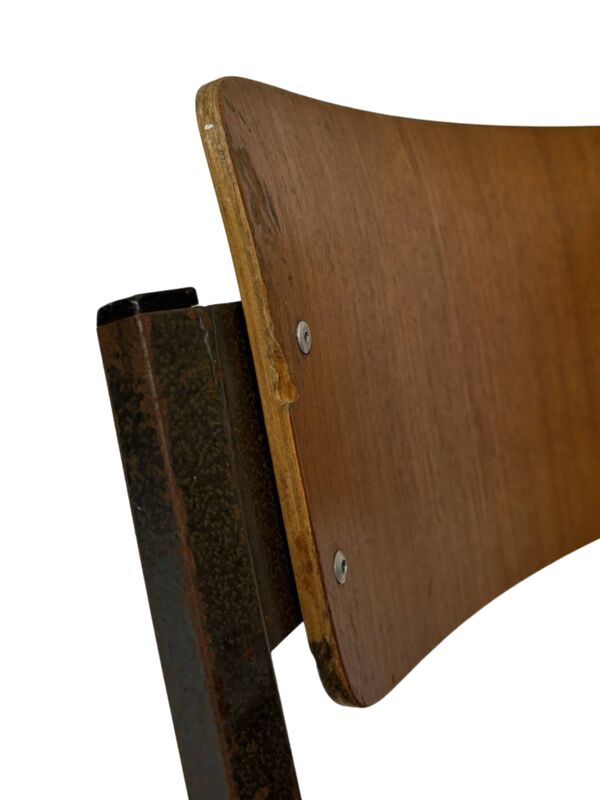 Ensemble De Quatre Chaises Compass 1960 Chaises D'école Design Néerlandais