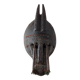 Ancien masque africain, en bois sculpté et plaques de métal, Marka Mali