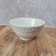Small antique flowered bowl – vintage earthenware, very pretty decoration.
