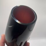 Vase scandinave pourpre technique sommerso vers 1960