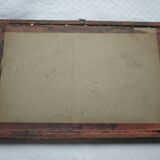 Painted painting, view of Bruges signed