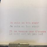 Olivetti typewriter, model Lettera 32