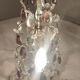 Lampe de table en bronze et cristal, France