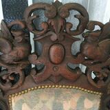 Louis XIII oak sofa