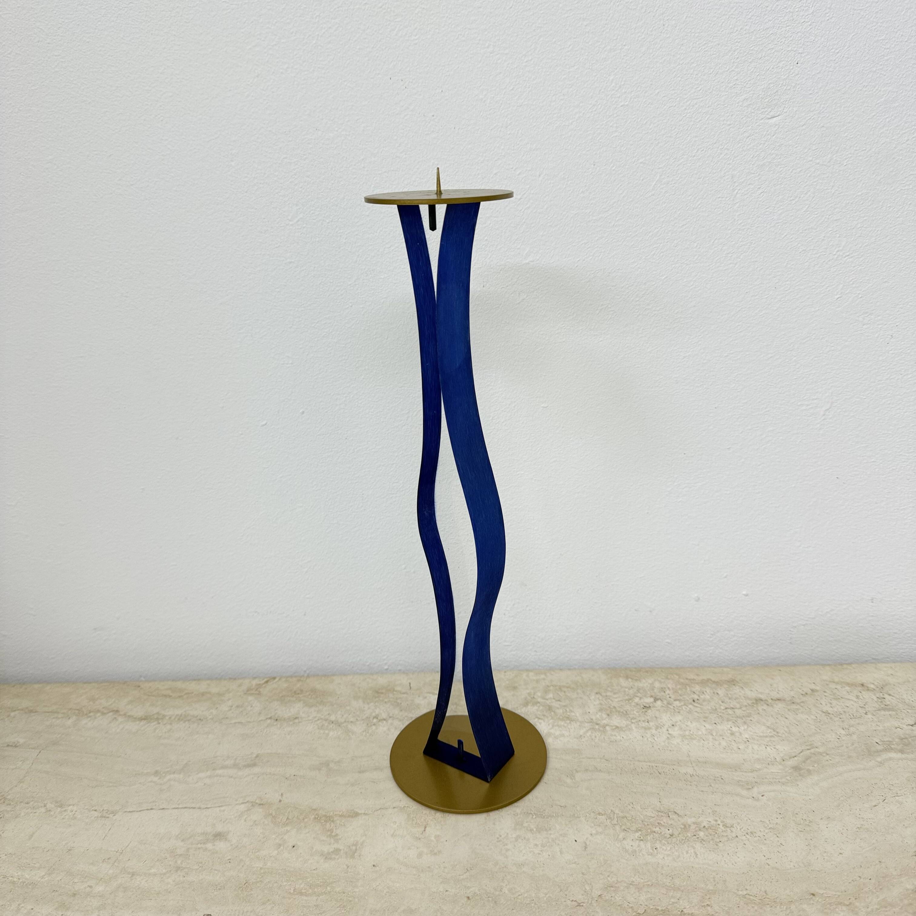 Lucite Cec Lepage style lucite candle stick , 1980s