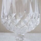 6 verres à pied cristal