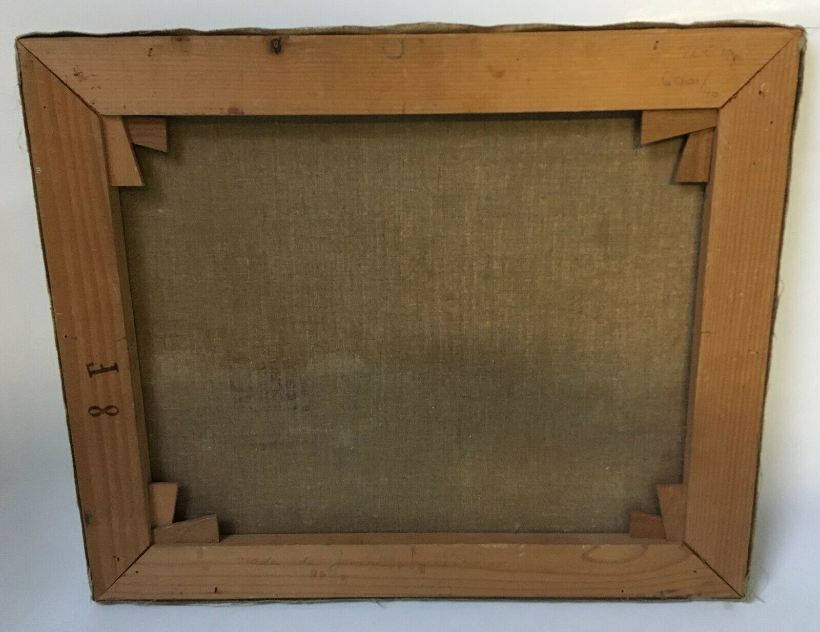 Painting rade Geneve Lelia Elpidine oil on canvas 1952