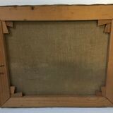 Painting rade Geneve Lelia Elpidine oil on canvas 1952