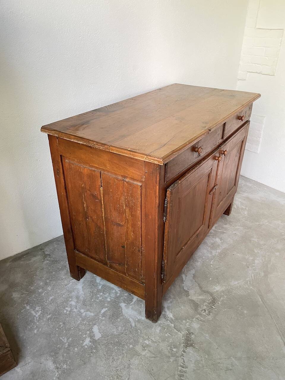 Jam cabinet, folk art furniture, oak, 19th century