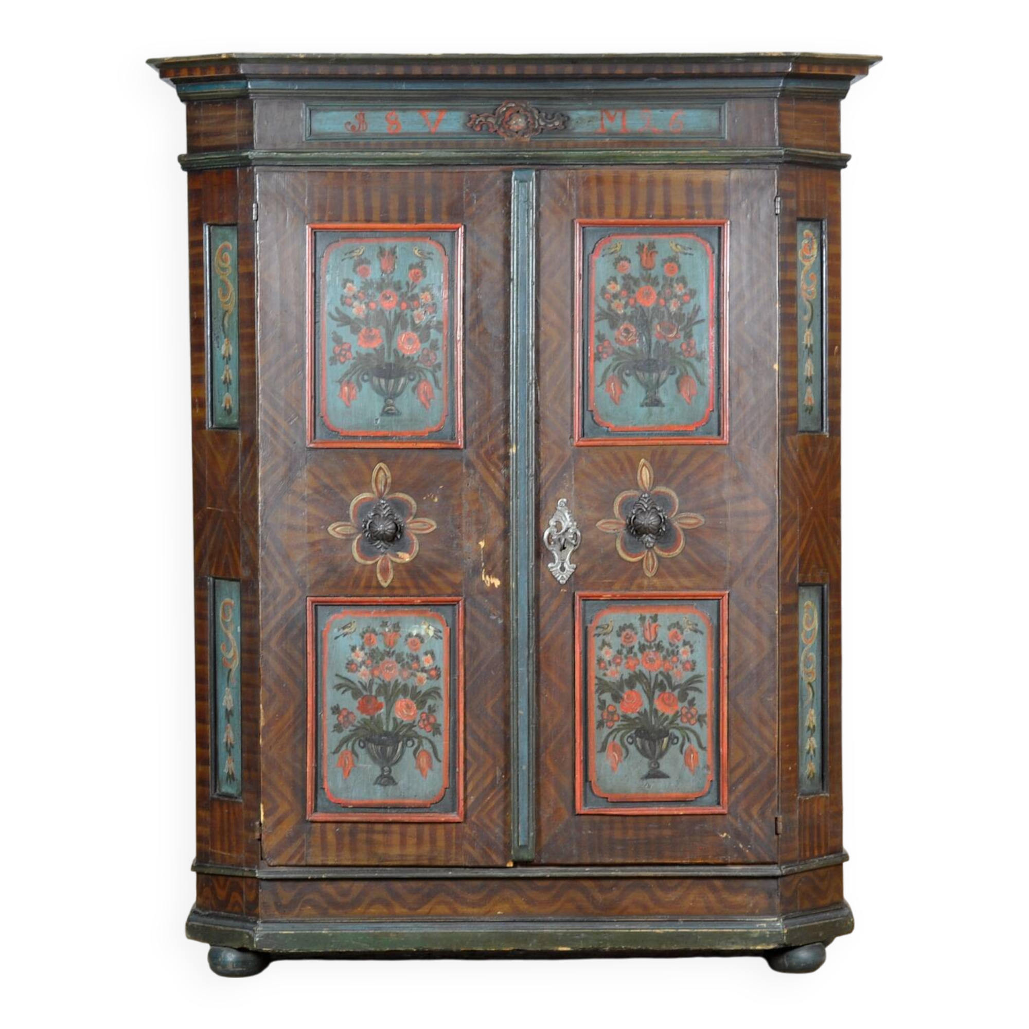 Armoire de mariée allemande, 1826