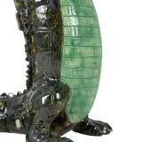 Valérie Courtet. Crocodile carrying hippos. Contemporary.