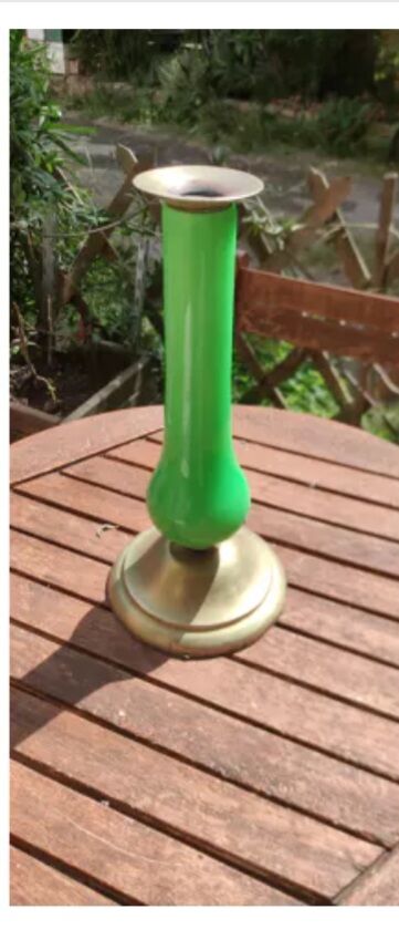 Set of 2 opaline lamps