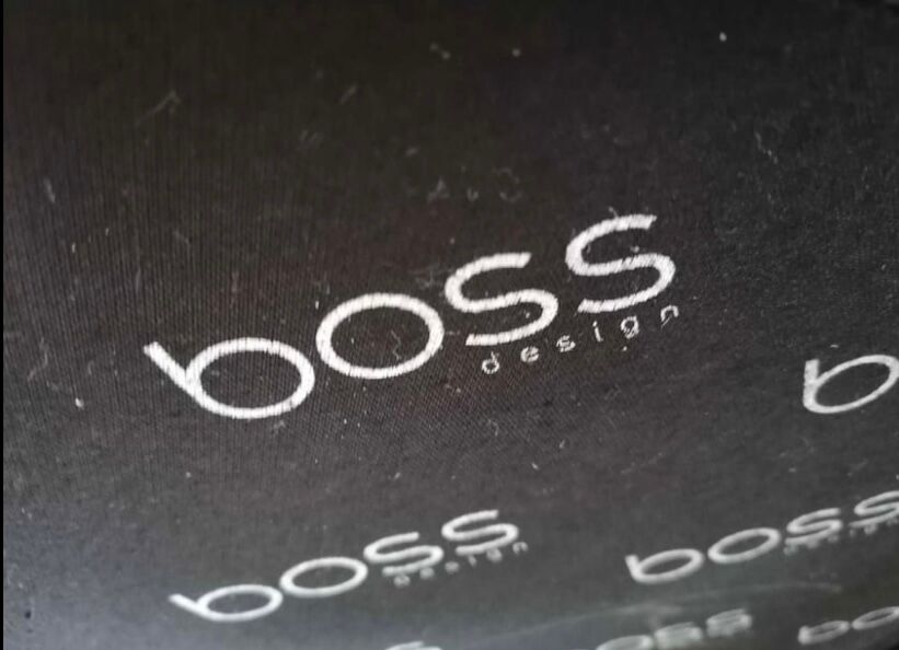 Paire de chaises de bureau en cuir noir par Boss Design