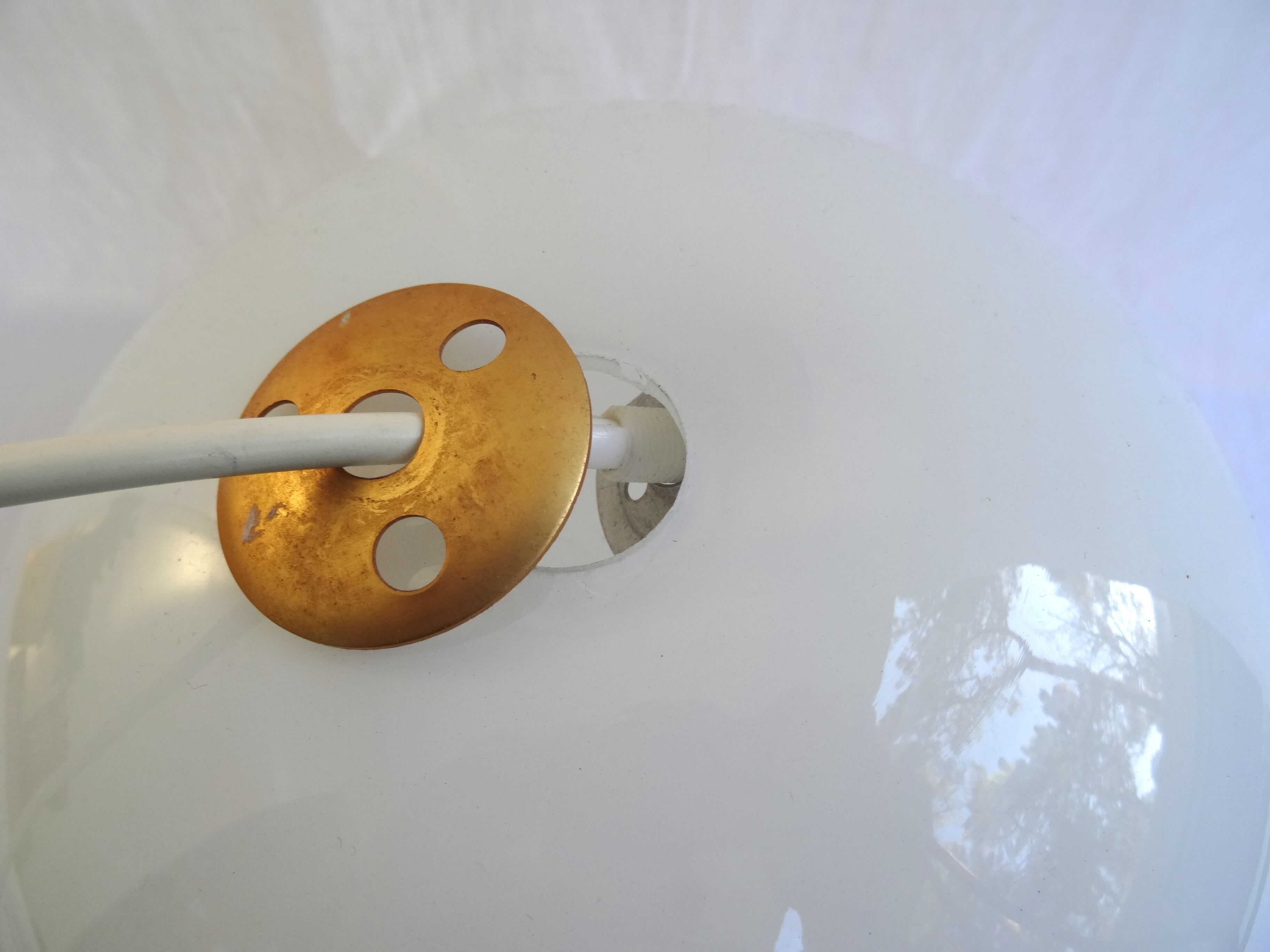 Rare hanging in white opaline