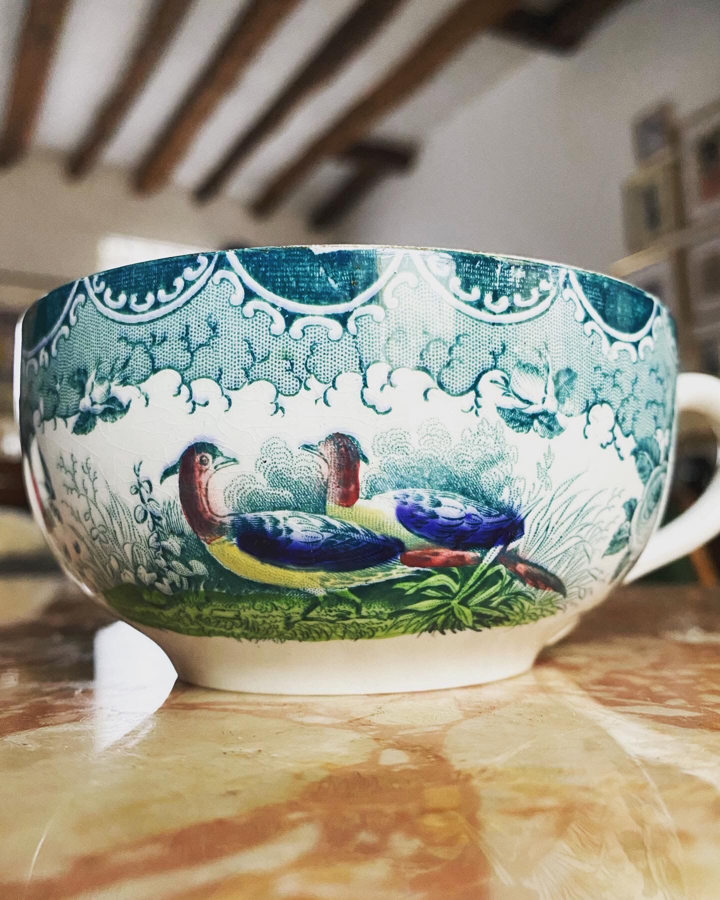 Vintage cup with handle