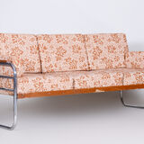 Vichr a Spol Century Sofa - 1930s Czechia - Beech and chrome