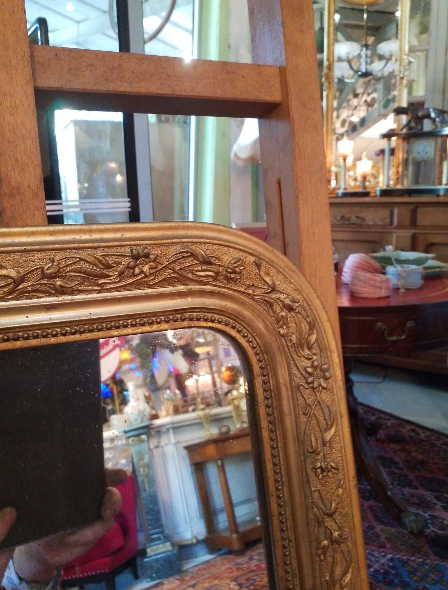 Louis Philippe Mirror 61x48cm