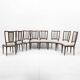 Set of 8 Osvaldo Borsani Mid-Century Modern Italian Bouclè Dining Chairs,50