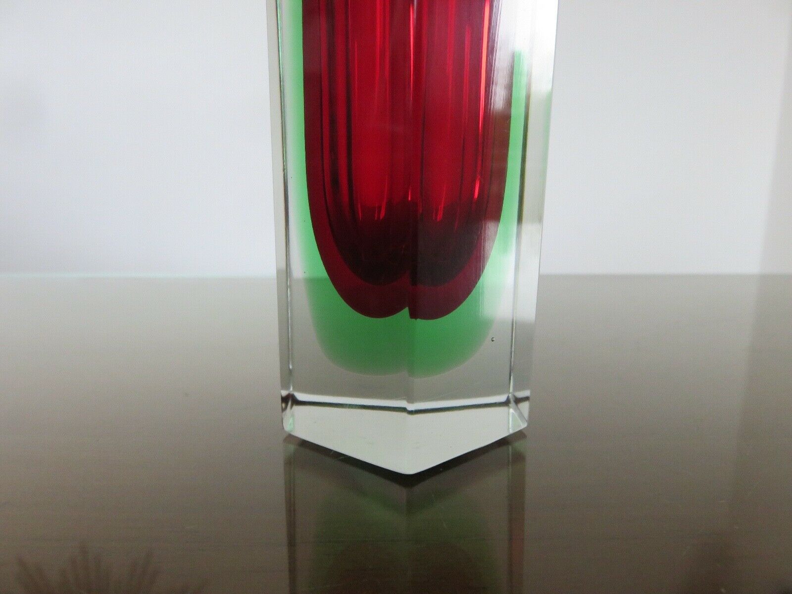 Vase Sommerso Murano design Luigi Mandruzzatto 60s