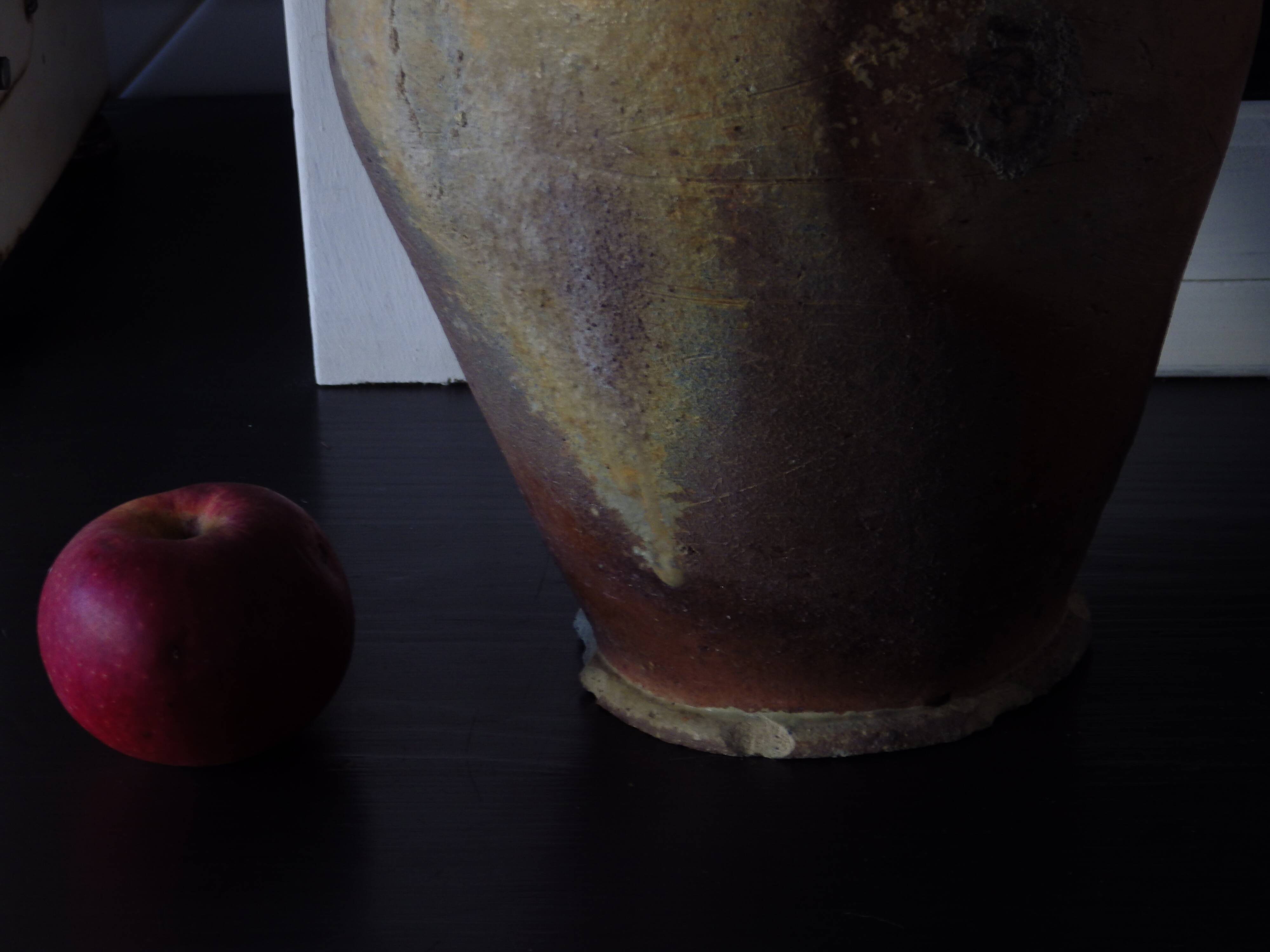 Old sandstone jar