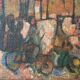 Oil on Canvas "Syracuse Square" by Ferruccio Ferri - Exhibition in La Spezia