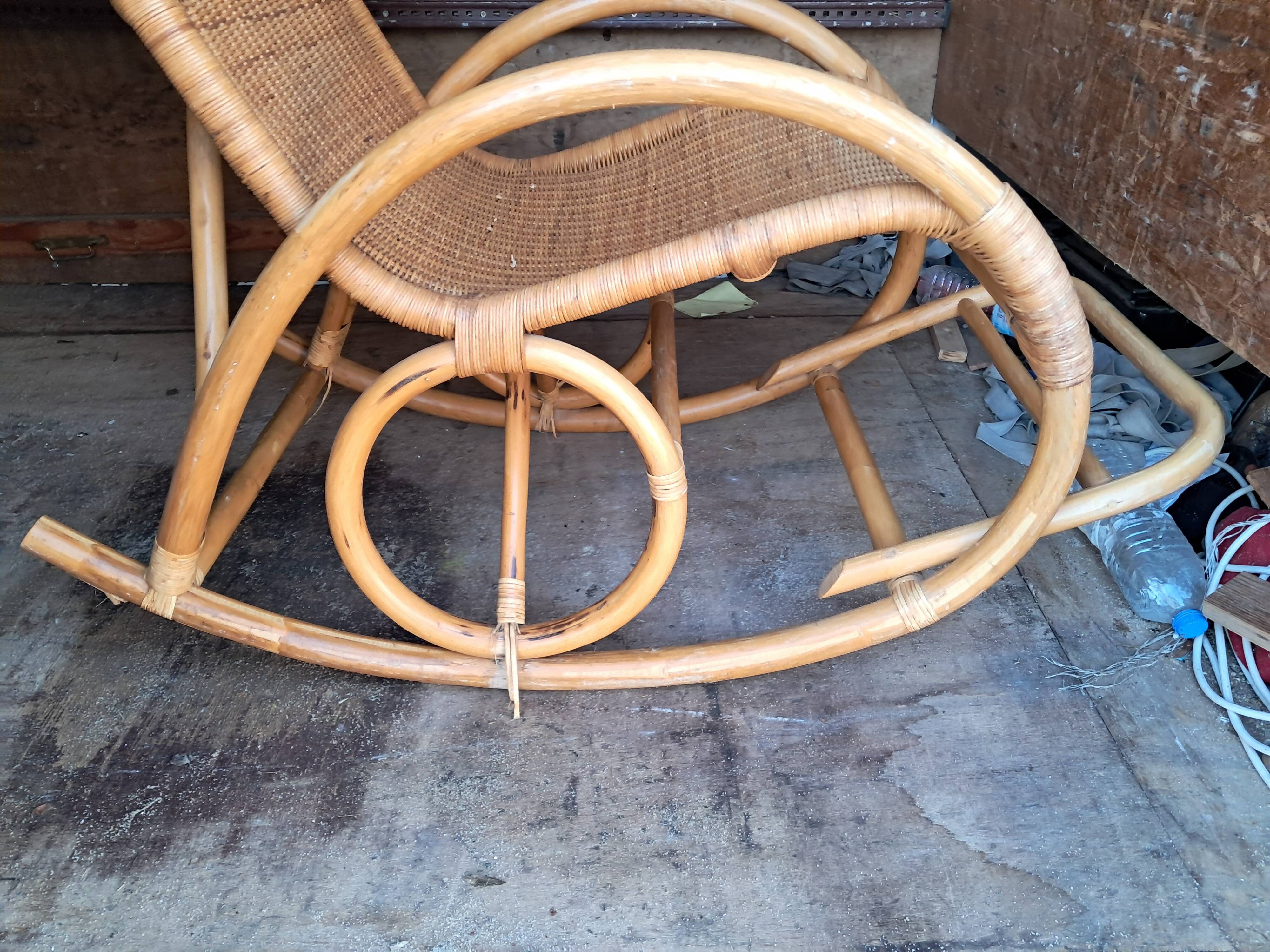 wicker rocking chair