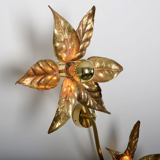 Applique murale double de Willy Daro en laiton de Massive Lighting 1970