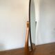 Wooden psyche mirror, 92x59 cm