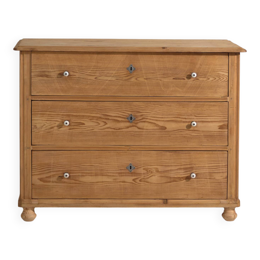 Commode rustique ancienne en pin – Europe centrale (1900–1920) #95 ...
