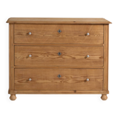 Commode rustique ancienne en pin – Europe centrale (1900–1920) #95