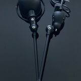 Lampe Jielde deux bras noir satin originale 1960