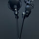 Original satin black two-arm Jielde lamp 1960