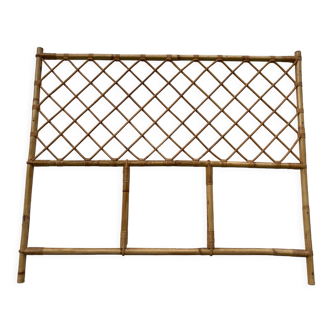 Vintage rattan headboard cross 120