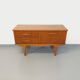 Small vintage Scandinavian teak sideboard from the 60s