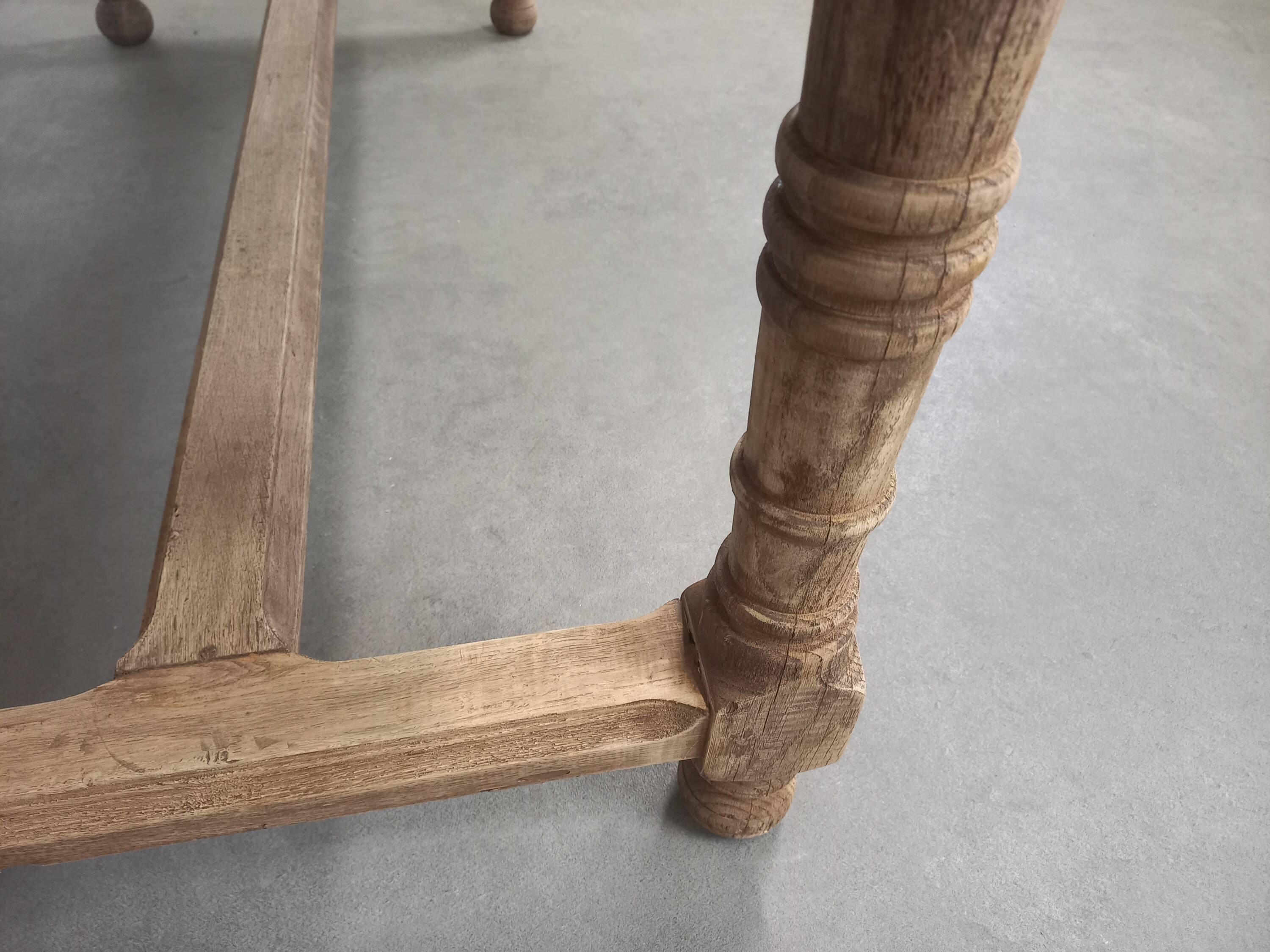 Oak farm table 158 cm
