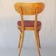 Baumann skai, foot compass zone 1955 Scandinavian vintage Chair